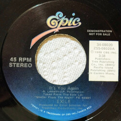 Exile (7) It's You Again USED VINYL 7INCH 45 RPM PROMO