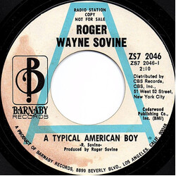 Roger Wayne Sovine A Typical American Boy USED VINYL 7INCH 45 RPM SINGLE PROMO