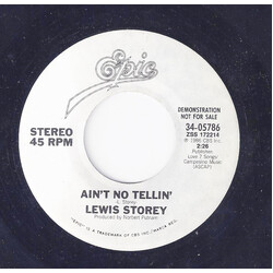 Lewis Storey Ain't No Tellin' USED VINYL 7INCH 45 RPM PROMO