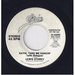 Lewis Storey Katie, Take Me Dancin' USED VINYL 7INCH 45 RPM PROMO