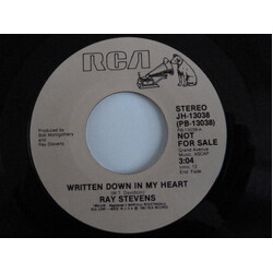 Ray Stevens Written Down In My Heart USED VINYL 7INCH 45 RPM SINGLE PROMO
