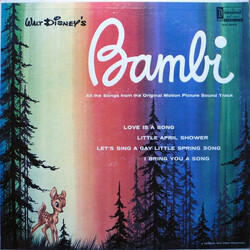 Various Walt Disney's Bambi Vinyl LP USED