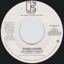 Robbie Dupree Saturday Night USED VINYL 7INCH 45 RPM PROMO