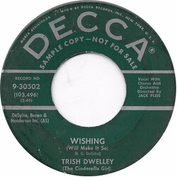 Trish Dwelley Wishing (Will Make It So) USED VINYL 7INCH 45 RPM SINGLE PROMO