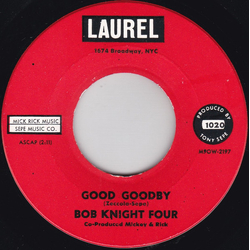 Bob Knight Four Good Goodby / How Old Must I Be Vinyl 7" USED