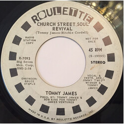 Tommy James Church Street Soul Revival USED VINYL 7INCH 45 RPM SINGLE PROMO STEREO MONO