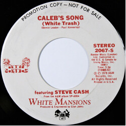 Various Caleb's Song (White Trash) / Bad Man USED VINYL 7INCH 45 RPM PROMO