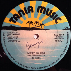 Bo Kool / Funk Masters (Money) No Love / Love Money USED VINYL 12INCH 45 RPM REPRESS