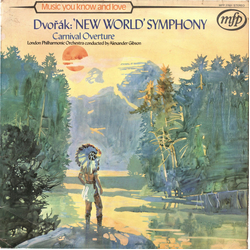 Antonín Dvořák / London Philharmonic Orchestra / Alexander Gibson 'New World' Symphony / Carnival Overture Vinyl LP USED