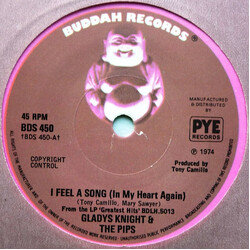 Gladys Knight And The Pips I Feel A Song (In My Heart Again) USED VINYL 7INCH 45 RPM