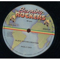 Pablo Gad Black Before Creation / Reggae Music USED VINYL 12INCH 45 RPM