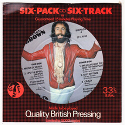 Arthur Brown Six-Pack ~ Six-Track or Guaranteed 15 Minutes Playing Time USED VINYL 7INCH 33 S RPM EP LIMITED EDITION PICTURE DISC
