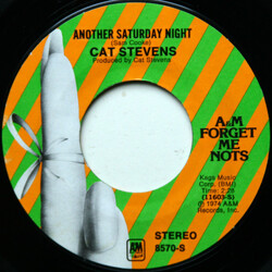Cat Stevens Another Saturday Night Vinyl 7" USED