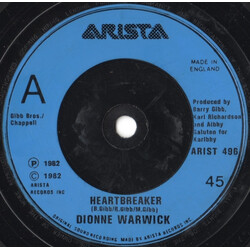 Dionne Warwick Heartbreaker USED VINYL 7INCH SINGLE 45 RPM