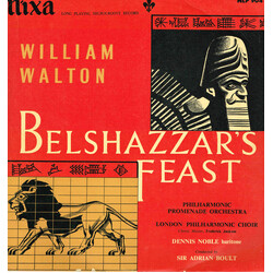 Sir William Walton / The Philharmonic Promenade Orchestra / The London Philharmonic Choir / Dennis Noble / Sir Adrian Boult Belshazzar's Feast Vinyl L
