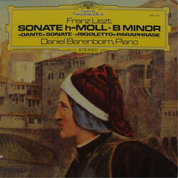 Franz Liszt Sonate h-Moll•B Minor / »Dante« Sonate / »Rigolette« Paraphrase Vinyl LP USED