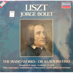 Franz Liszt / Jorge Bolet The Piano Works • Die Klavierwerke Vinyl LP USED