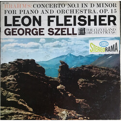 Johannes Brahms / Leon Fleisher / George Szell / The Cleveland Orchestra Concerto No. 1 In D Minor For Piano And Orchestra, Op. 15 Vinyl LP USED