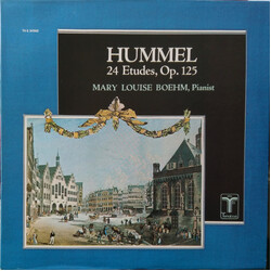 Johann Nepomuk Hummel / Mary Louise Boehm 24 Etudes, Op. 125 Vinyl LP USED