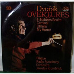Antonín Dvořák / Jaroslav Krombholc / Prague Radio Symphony Orchestra Dvorak Overtures Vinyl LP USED