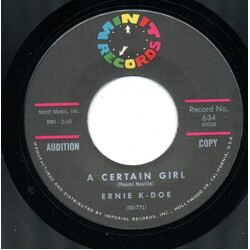 Ernie K-Doe A Certain Girl USED VINYL 7INCH PROMO STYRENE