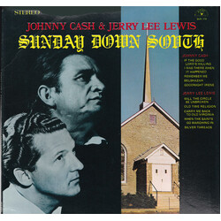 Johnny Cash / Jerry Lee Lewis Sunday Down South Vinyl LP USED
