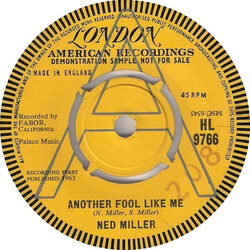 Ned Miller Another Fool Like Me USED VINYL 7INCH 45 RPM PROMO