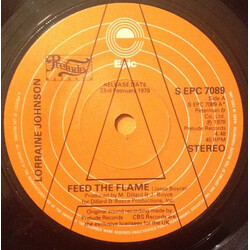 Lorraine Johnson Feed The Flame USED VINYL 7INCH 45 RPM PROMO STEREO