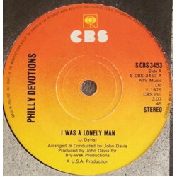 Philly Devotions I Was A Lonely Man USED VINYL 7INCH 45 RPM SINGLE