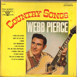 Webb Pierce Country Songs Vinyl LP USED