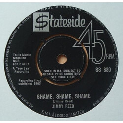 Jimmy Reed Shame, Shame, Shame USED VINYL 7INCH 45 RPM SINGLE REISSUE
