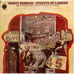 Marty Robbins Streets Of Laredo And Other Ballads Of The Old West Vinyl LP USED