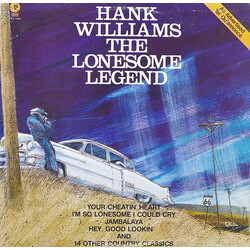 Hank Williams The Lonesome Legend Vinyl LP USED
