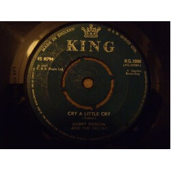 Dobby Dobson / The Deltas (5) Cry A Little Cry USED VINYL 7INCH 45 RPM SINGLE
