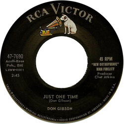 Don Gibson Just One Time / I May Never Get To Heaven USED VINYL 7INCH SINGLE 45 RPM