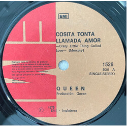 Queen Cosita Tonta Llamada Amor = Crazy Little Thing Called Love USED VINYL 7INCH 45 RPM SINGLE