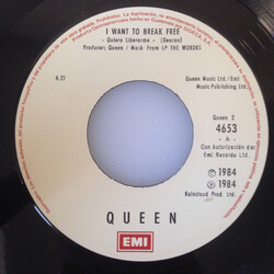 Queen I Want To Break Free USED VINYL 7INCH