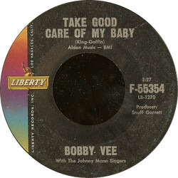Bobby Vee Take Good Care Of My Baby / Bashful Bob USED VINYL 7INCH 45 RPM SINGLE