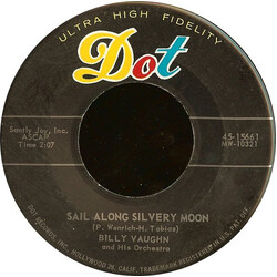 Billy Vaughn And His Orchestra Sail Along Silvery Moon / Raunchy VINYL 7" USED