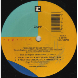 Zapp I Play The Talk Box Vinyl 12" USED