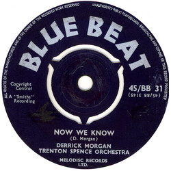 Derrick Morgan / The Trenton Spence Orchestra Now We Know / Nights Are Lonely USED VINYL 7INCH 45 RPM SINGLE