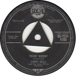 Jimmy Dell / Barry De Vorzon Teeny Weeny / Barbara Jean USED VINYL 7INCH 45 RPM SINGLE