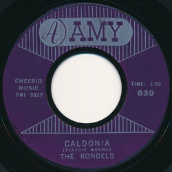 The Rondels Caldonia USED VINYL 7INCH 45 RPM SINGLE STYRENE