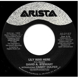 David A. Stewart / Candy Dulfer Lily Was Here USED VINYL 7INCH 45 RPM SINGLE