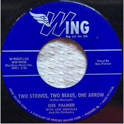 Gee Palmer / Lew Douglas And His Orchestra Two Strings, Two Beaus, One Arrow / You USED VINYL 7INCH 45 RPM