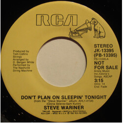 Steve Wariner Don't Plan On Sleepin' Tonight USED VINYL 7INCH 45 RPM PROMO