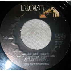 Charley Pride More And More / Radio Heroes USED VINYL 7INCH 45 RPM