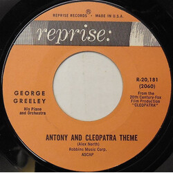 George Greeley Antony And Cleopatra Theme USED VINYL 7INCH 45 RPM SINGLE