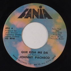 Johnny Pacheco Que Risa Me Da / Ovidio y Cecilia USED VINYL 7INCH 45 RPM