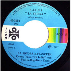 La Sonora Matancera La Vecina USED VINYL 7INCH SINGLE